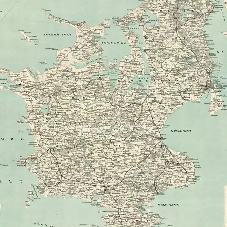 Byer p&aring; Sj&aelig;lland & &Oslash;erne