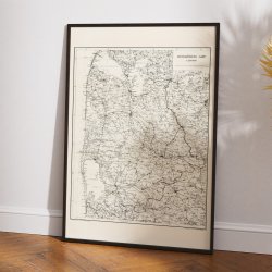 Ringkbing Amt 1937 - Topografisk kort