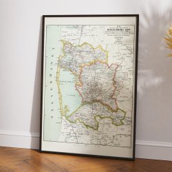 Ringkjbing Amt 1873 - Den sydvestlige del