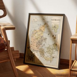 Danmark med Kolonier 1884