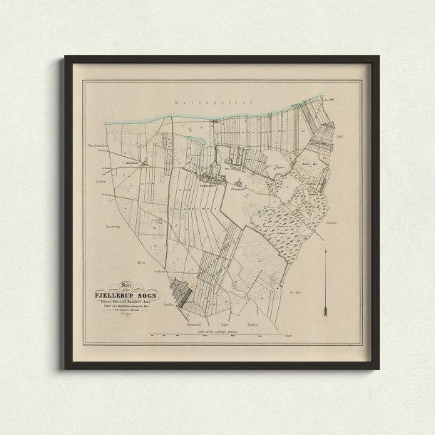Fjellerup Sogn 1860-80 - Matrikelkort