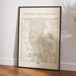 Snderjylland &amp; Slesvig 1836 - Litografisk kort