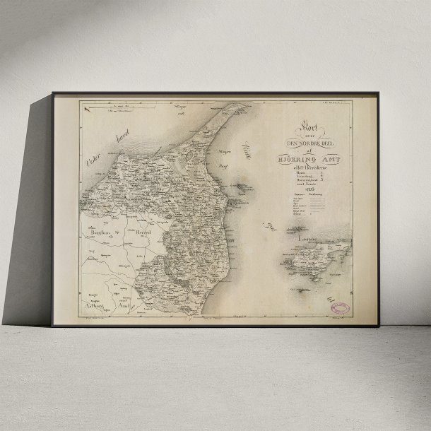 Hjrring Amt samt Ls 1825 - De nordlige herreder