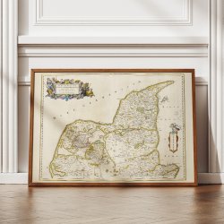 Nordjylland 1662 - Historisk kort