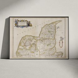 Nordjylland 1662 - Historisk kort