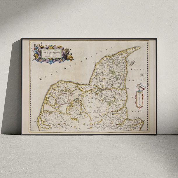 Nordjylland 1662 - Historisk kort