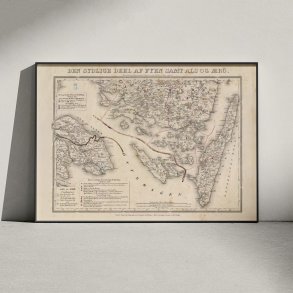 Den sydlige del af Fyn 1840 - Tsinge, Langeland, r & Als