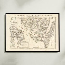 Den sydlige del af Fyn 1840 - Tsinge, Langeland, r &amp; Als