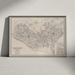 Lolland og Falster 1866 - Bull og Both Kort