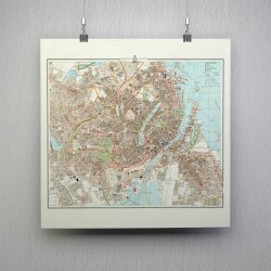 Kort over Kbenhavn 1937  - Bykort