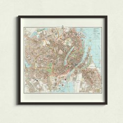 Kort over Kbenhavn 1937  - Bykort