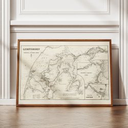 Limfjorden 1850 - Mariager og Randers Fjorde