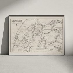 Limfjorden 1850 - Mariager og Randers Fjorde