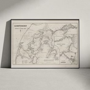 Limfjorden 1850 - Mariager og Randers Fjorde