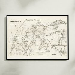 Limfjorden 1850 - Mariager og Randers Fjorde