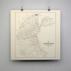 Viborg Kbstads jorder 1882 - Matrikelkort