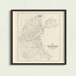 Viborg Kbstads jorder 1882 - Matrikelkort