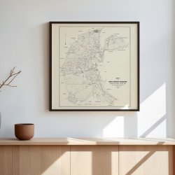 Viborg Kbstads jorder 1882 - Matrikelkort