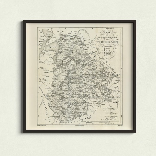 stlige Viborg Amt 1825 - Th. Gliemann