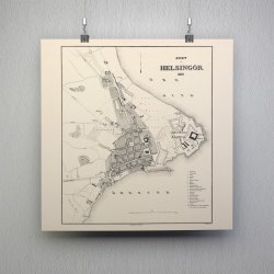 Helsingr By 1859 - J. P. Trap