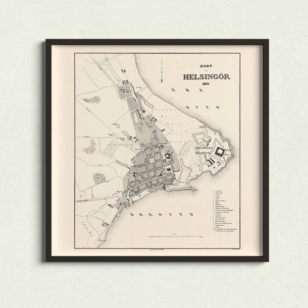 Helsingr By 1859 - J. P. Trap