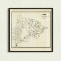 Helsingr &amp; Omegn 1862 - Bykort af Hartz