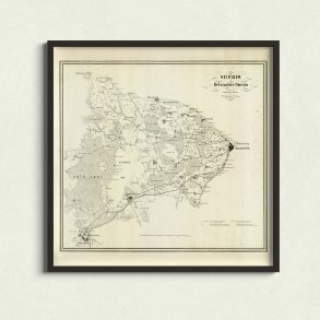 Helsingr & Omegn 1862 - Bykort af Hartz