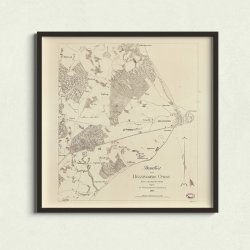 Helsingr Omegn 1823 - Skeletkort