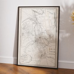 Sundet og Kge Bugt 1832 - G. Klints skort