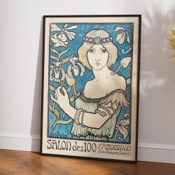 Salon des Cent Kvinde 1895 - Plakat