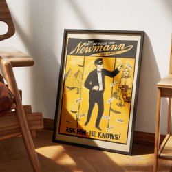 Newmann the Great Psychic 1928 - Plakat