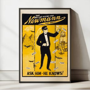 Newmann the Great Psychic 1928 - Plakat
