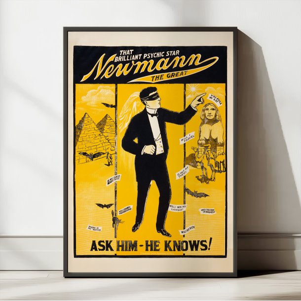 Newmann the Great Psychic 1928 - Plakat
