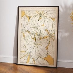 Planter i gul IV 1856 - Plakat