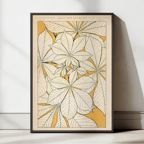 Planter i gul IV 1856 - Plakat