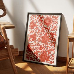 Blomster, Kinesisk mnster 1867 - Plakat