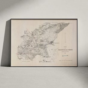 Fredericia og omegn 1864 - Militrkort