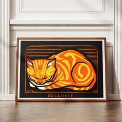 December Cat 1917 - Plakat