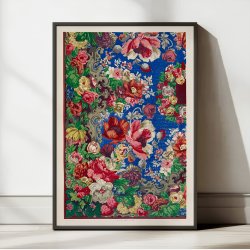Ornament af blomster 1852 - Plakat
