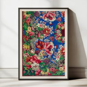 Ornament af blomster 1852 - Plakat