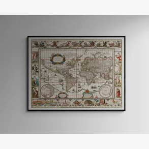 Verdenskort 1635-1649 - 7557 cm