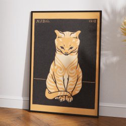Siddende Kat 1918 - Plakat