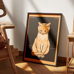Siddende Kat 1918 - Plakat