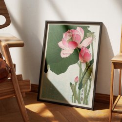 Lotusblomst 1925 - Japansk Kunsttryk