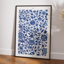 Bl Blomst 1867 - Kinesisk Mnster