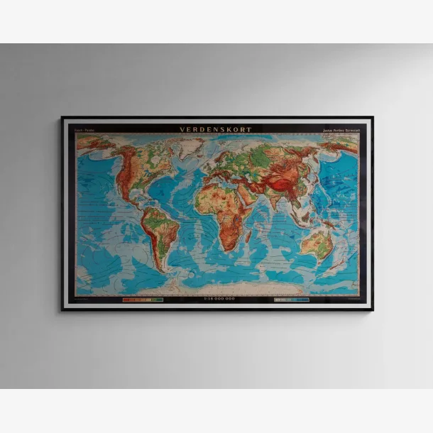 Verdenskort - Geografi - 8552 cm