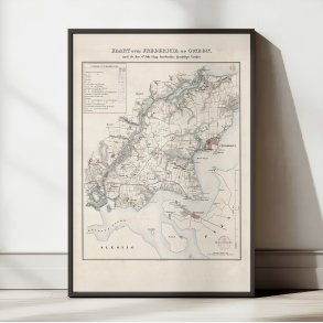 Fredericia og Omegn 1849 - Militrhistorisk kort