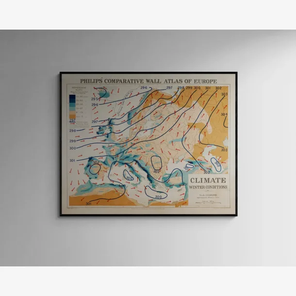 Europa 1920 - Vejrforhold Vinter