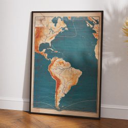 Sydamerika 1905 - Skolekort