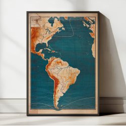 Sydamerika 1905 - Skolekort